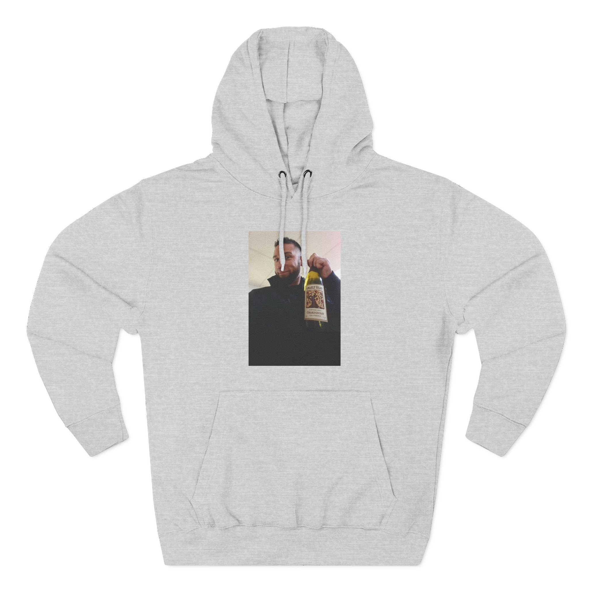 Shaun Says!      Three-Panel Fleece Hoodie – Vintage Photo Collage Printed Hoodie