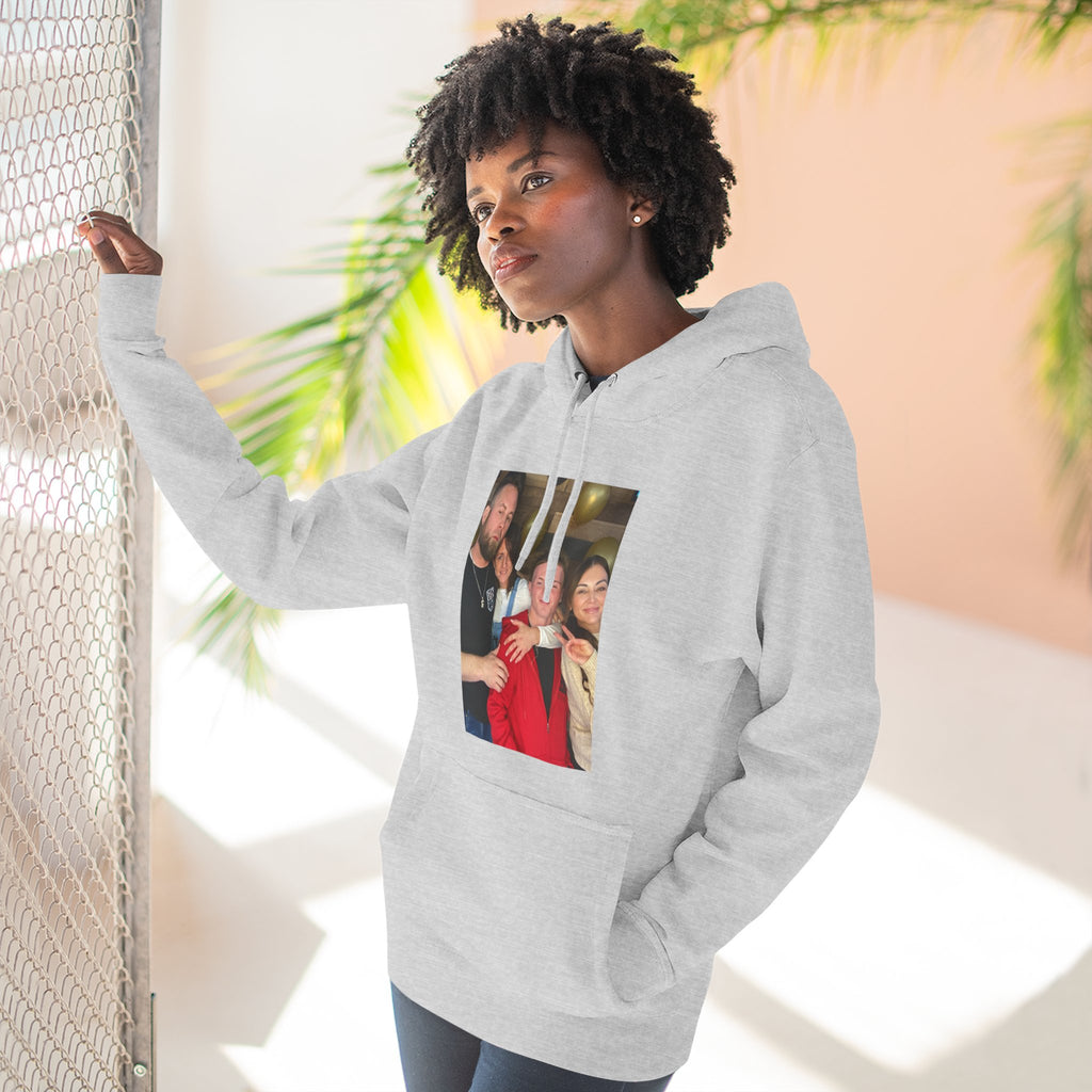 Family!!     Photo Collage Fleece Hoodie - Custom Group Portrait Pullover