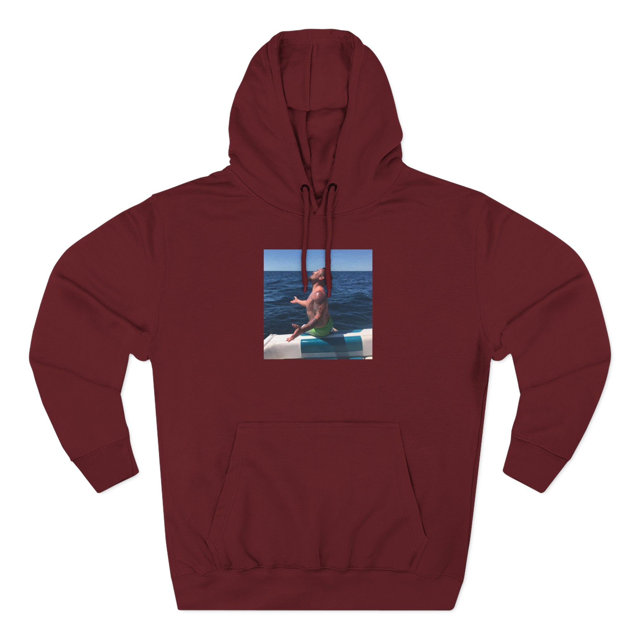 Fishy Out Of Water Hoodie — Ocean Boat Summer Vibes Fleece Pullover