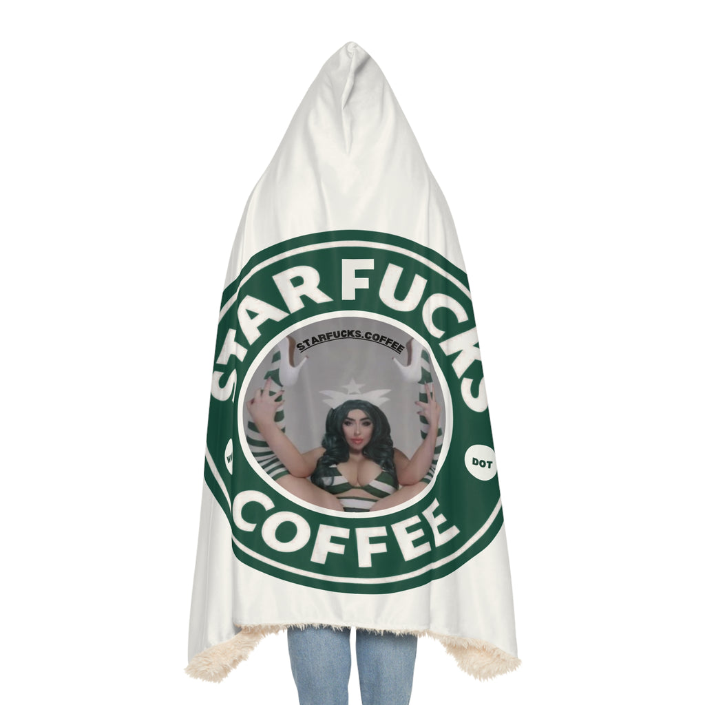StarFucks.Coffee Snuggie Hooded Blanket