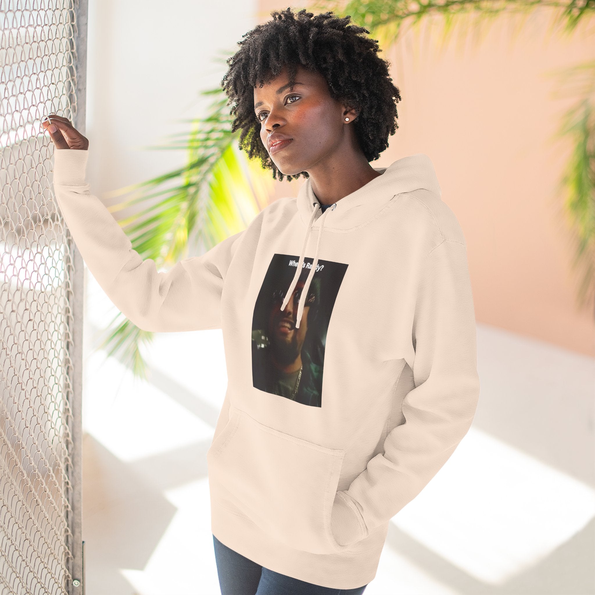 Wheres Randy Vintage Hoodie — Retro Mood Graphic Pullover