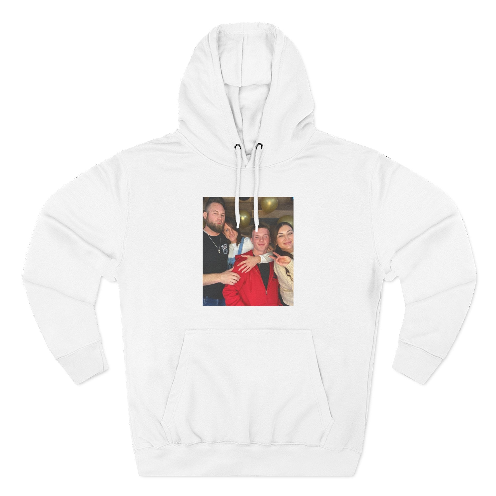 Family!!     Photo Collage Fleece Hoodie - Custom Group Portrait Pullover