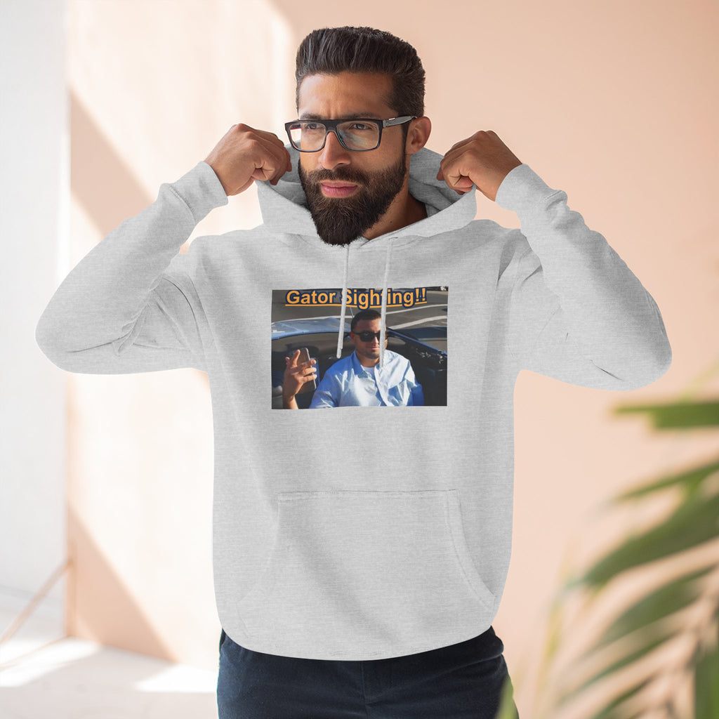 Gator Sighting Hoodie — Viral Meme Hood Pullover