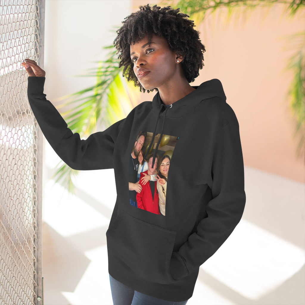 Family!!     Photo Collage Fleece Hoodie - Custom Group Portrait Pullover