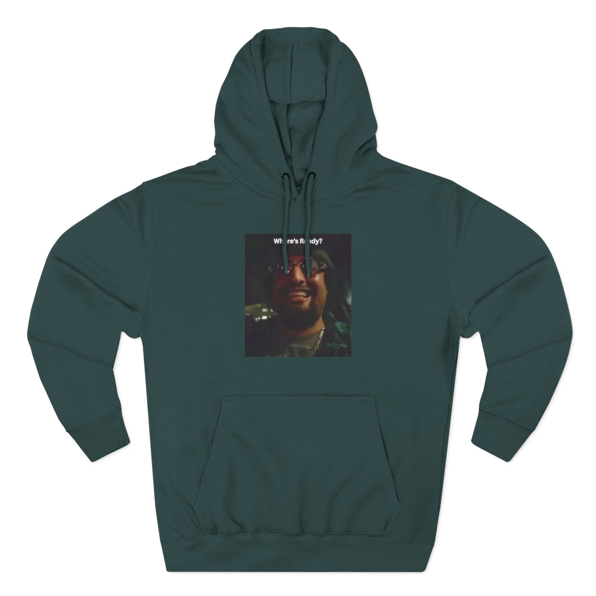 Wheres Randy Vintage Hoodie — Retro Mood Graphic Pullover