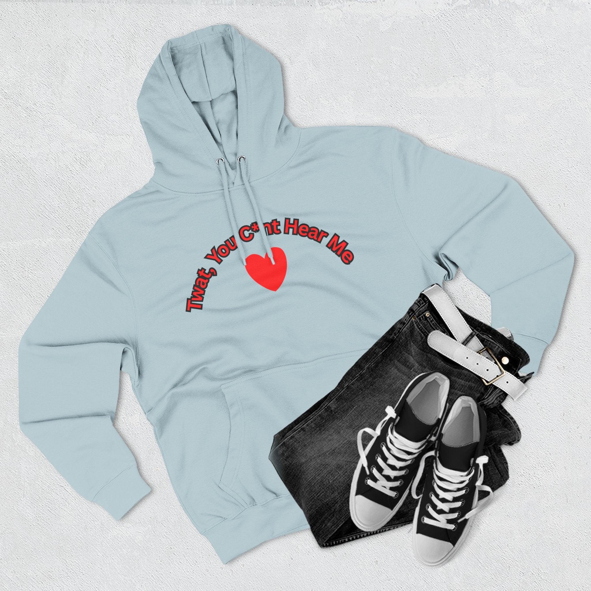 You Cunt Hear Me Three-Panel Fleece Hoodie