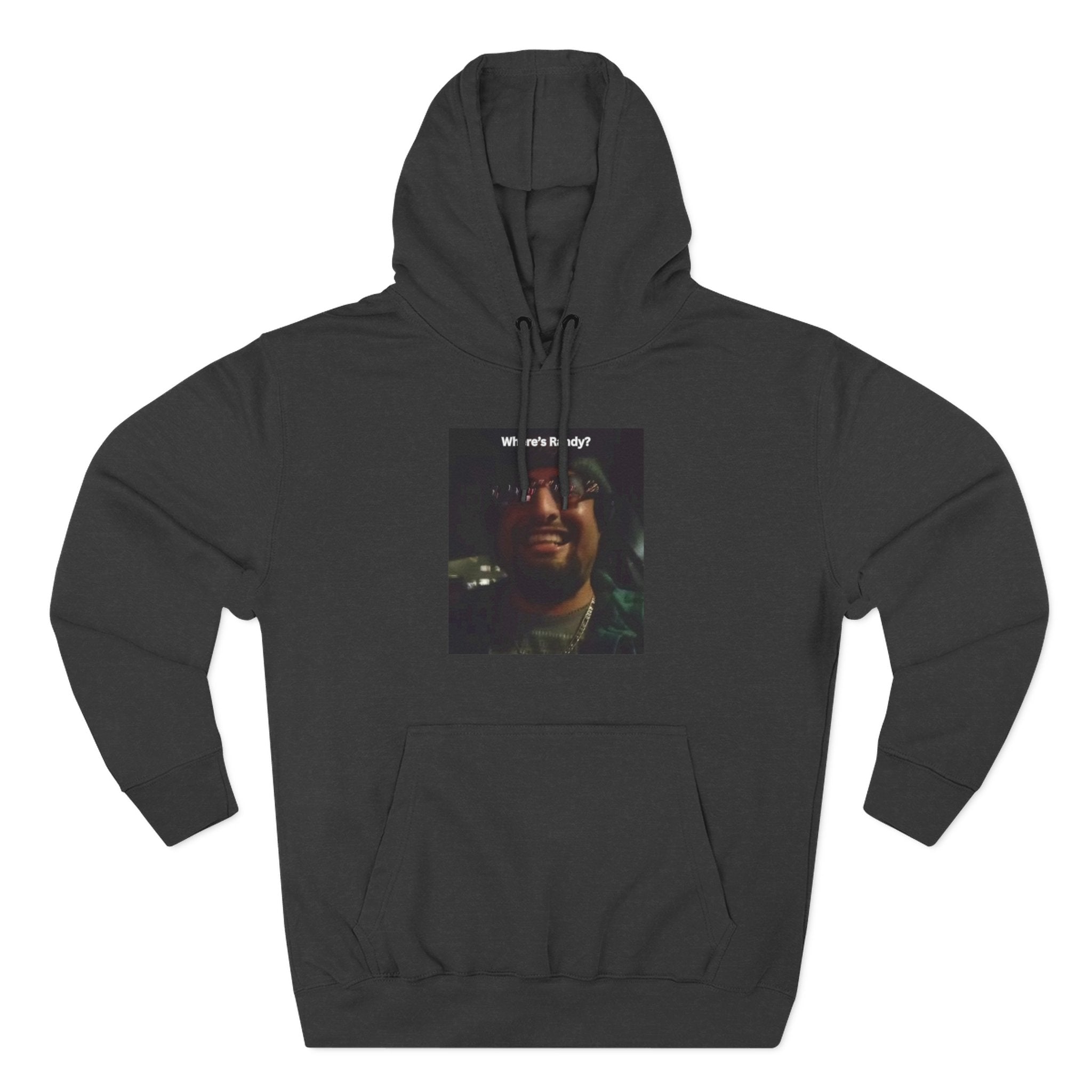 Wheres Randy Vintage Hoodie — Retro Mood Graphic Pullover