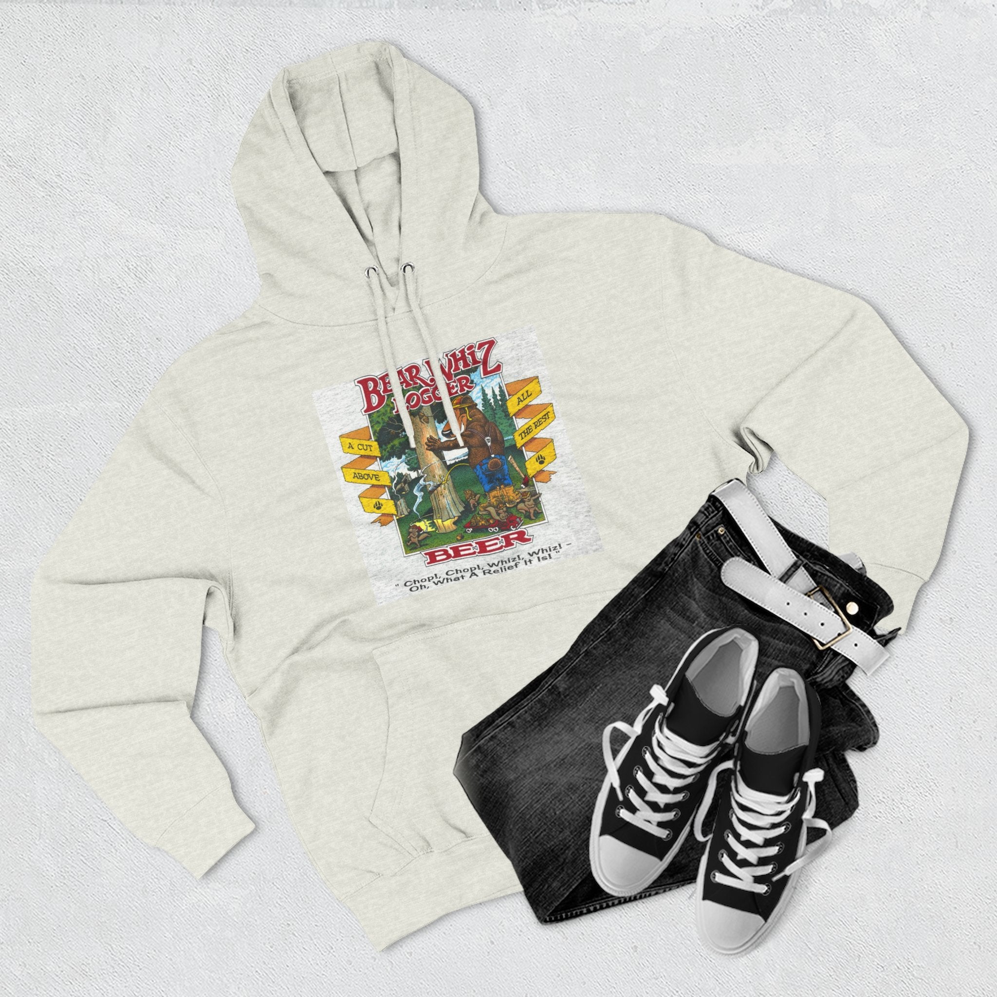 Bear Whiz Beer vintage  Hoodie