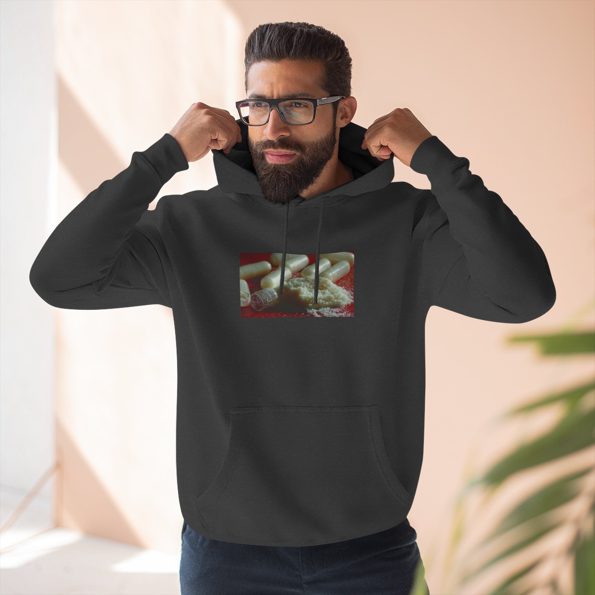 Hoodie on them pillz — Vintage Film Strip pill Print photo