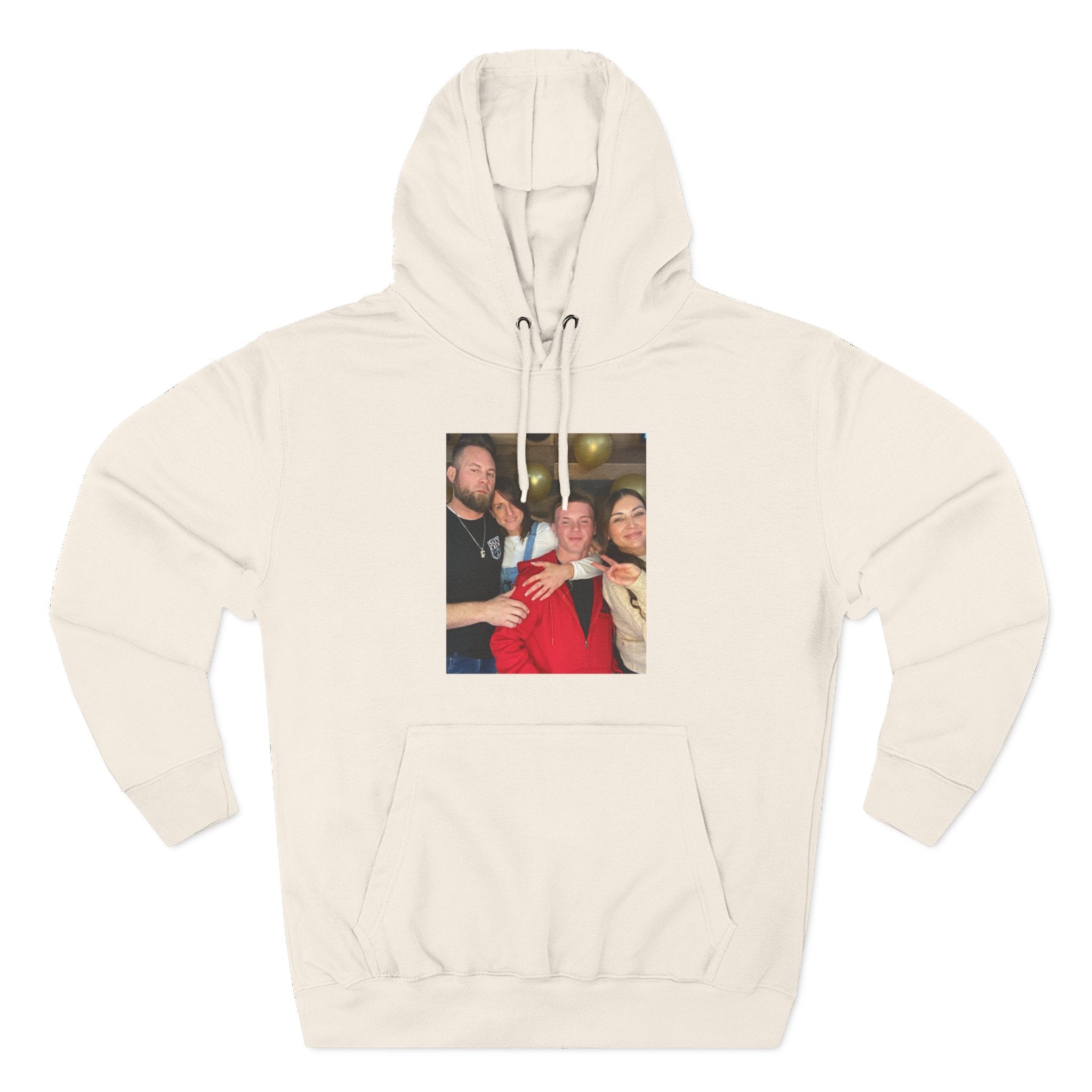 Family!!     Photo Collage Fleece Hoodie - Custom Group Portrait Pullover