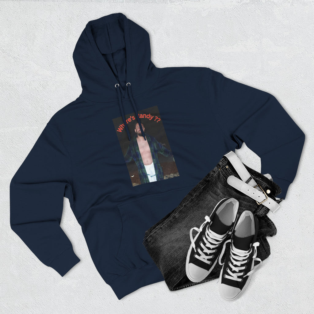 Where's Randy!!!????  Graphic Hoodie — Raised Arms Photo Print Hoodie (Three-Panel Fleece)