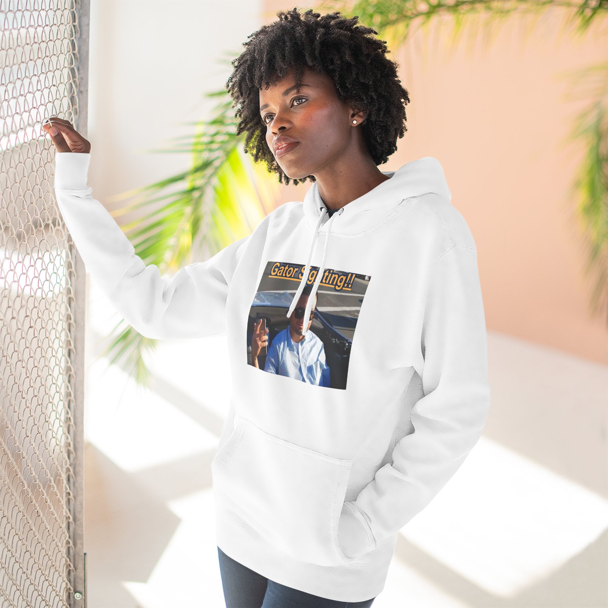 Gator Sighting Hoodie — Viral Meme Hood Pullover