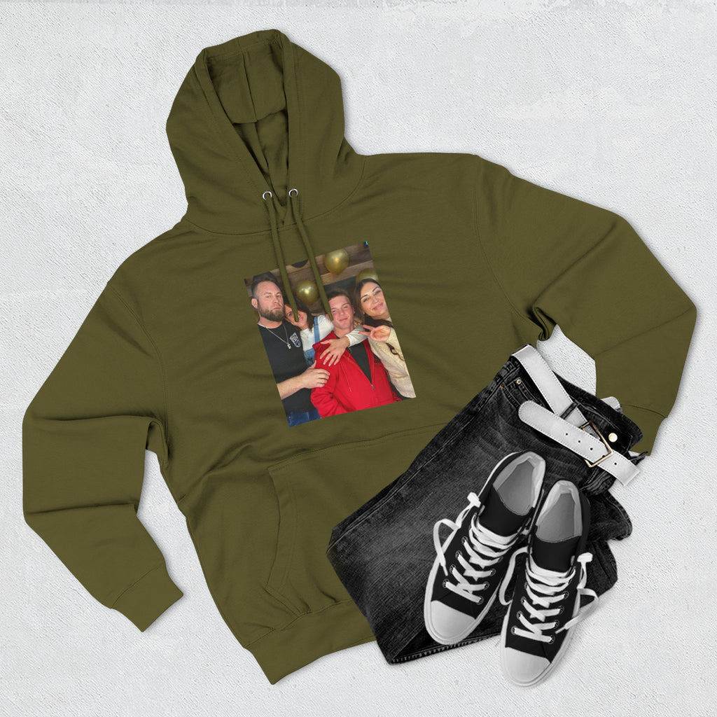 Family!!     Photo Collage Fleece Hoodie - Custom Group Portrait Pullover