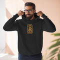RHODES 2 RICHES  Luxury Monogram Hoodie — Gold RR Crest Fleece Pullover