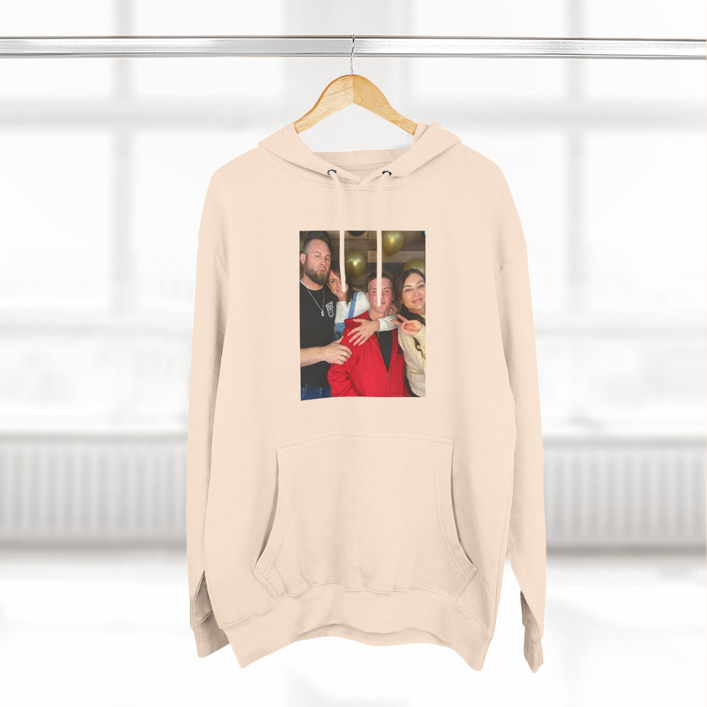 Family!!     Photo Collage Fleece Hoodie - Custom Group Portrait Pullover