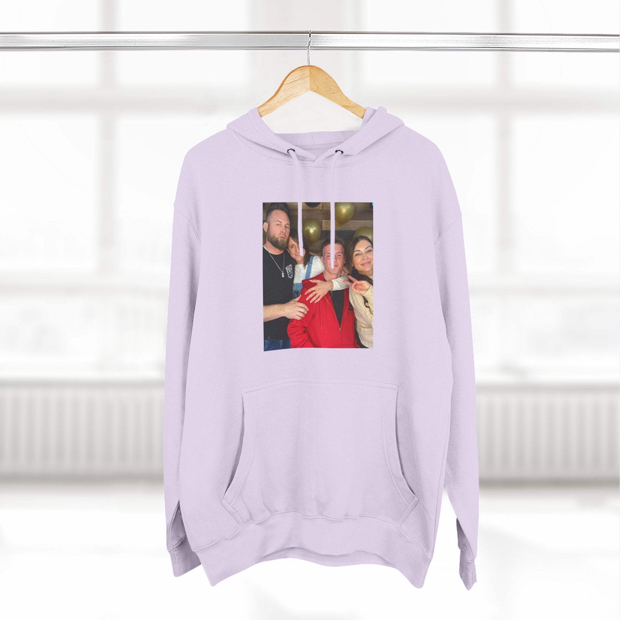Family!!     Photo Collage Fleece Hoodie - Custom Group Portrait Pullover