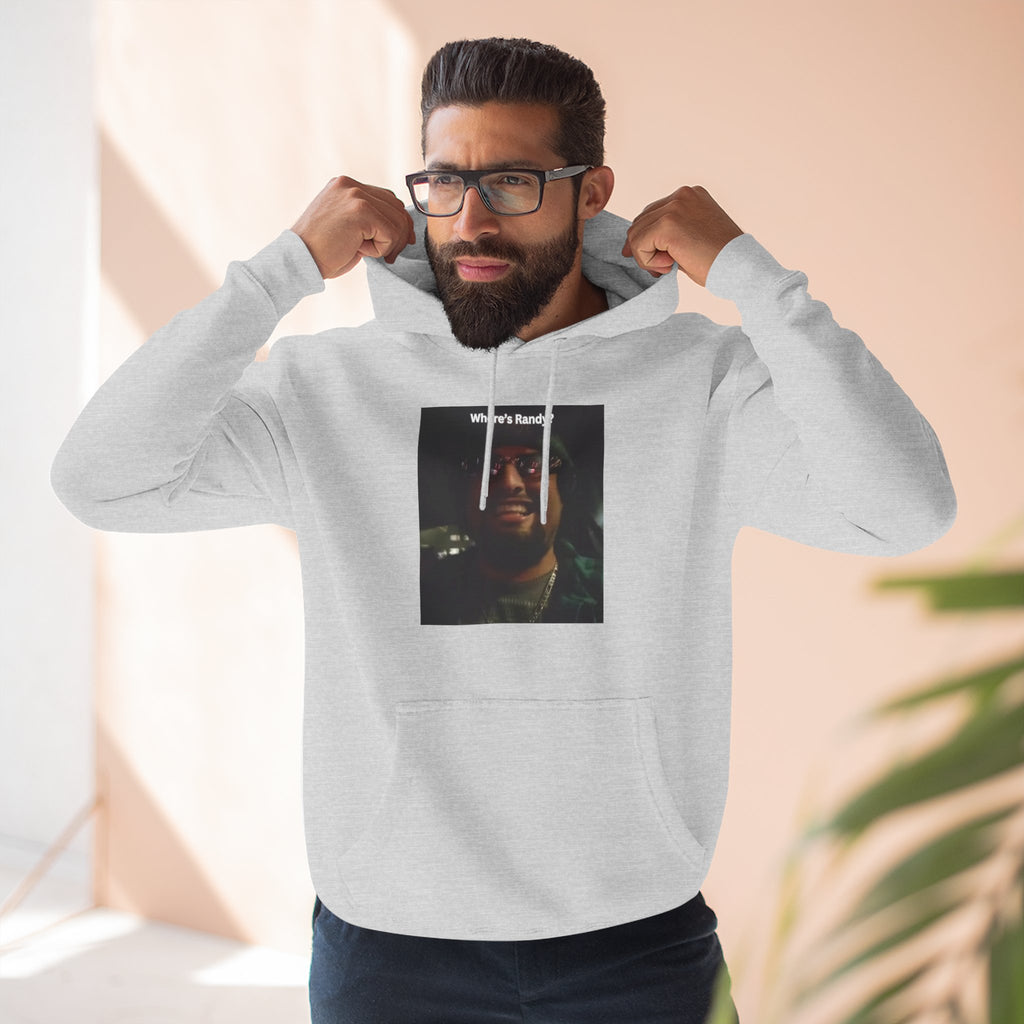 Wheres Randy Vintage Hoodie — Retro Mood Graphic Pullover