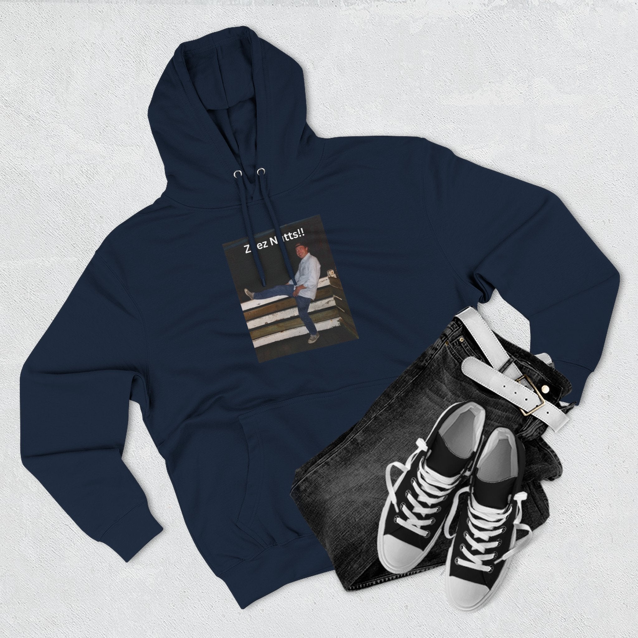 Zee'z Nutt's Moments Hoodie — Live Nutt Action Graphic Pullover