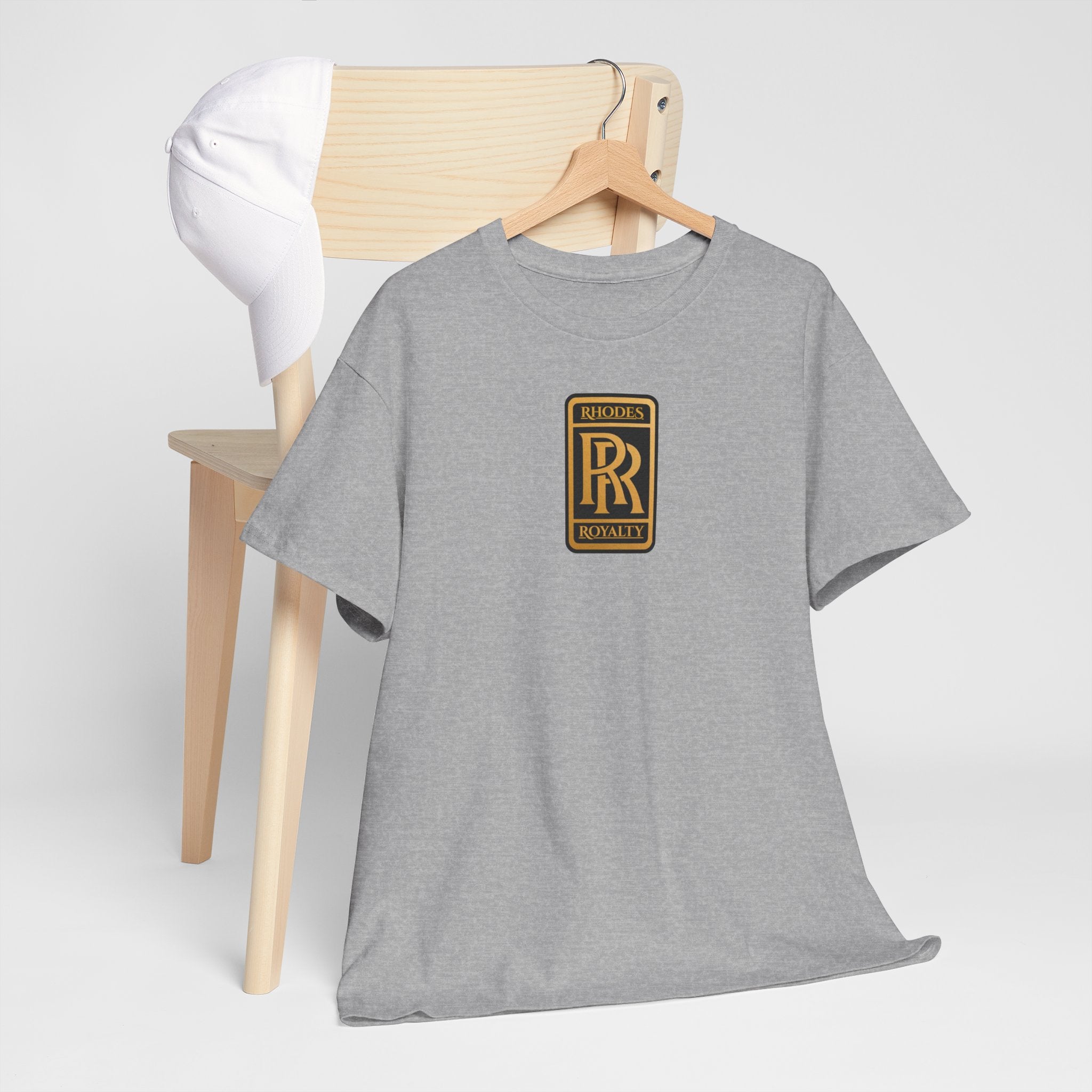 Rhodes Royalty Family Crest -  Vintage Gold Crest Tee