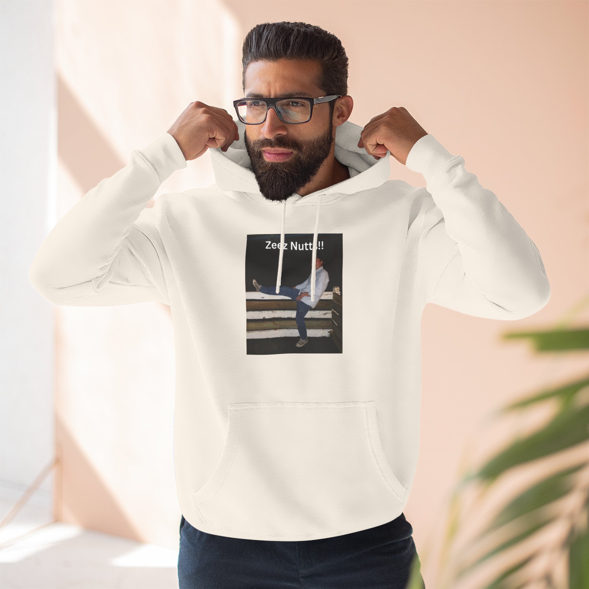 Zee'z Nutt's Moments Hoodie — Live Nutt Action Graphic Pullover