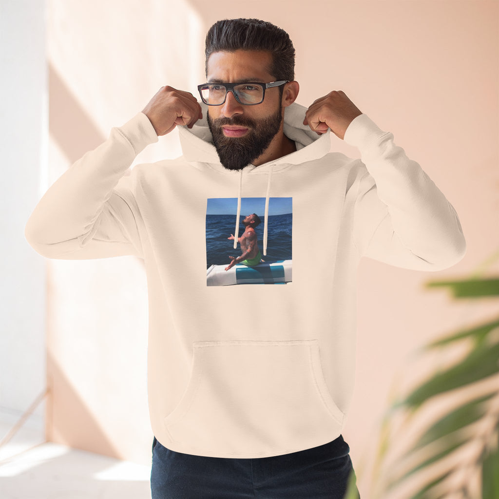 Fishy Out Of Water Hoodie — Ocean Boat Summer Vibes Fleece Pullover