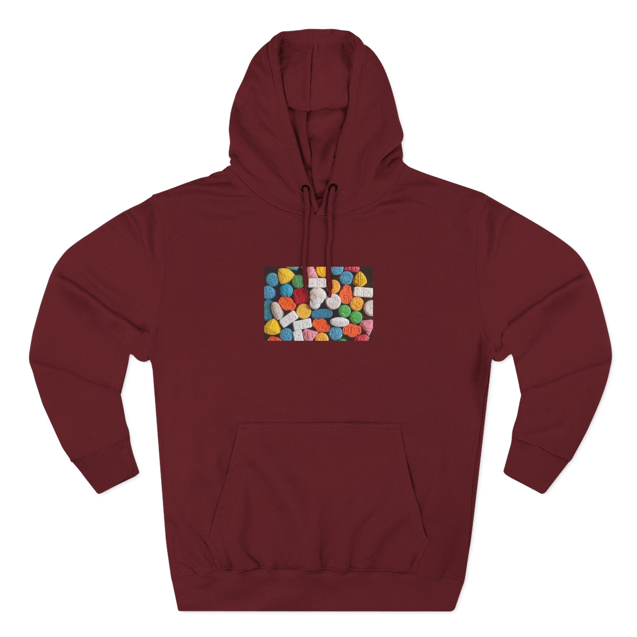 Colorful Candy Photo Hoodie — Retro Sweet Treats Pullover