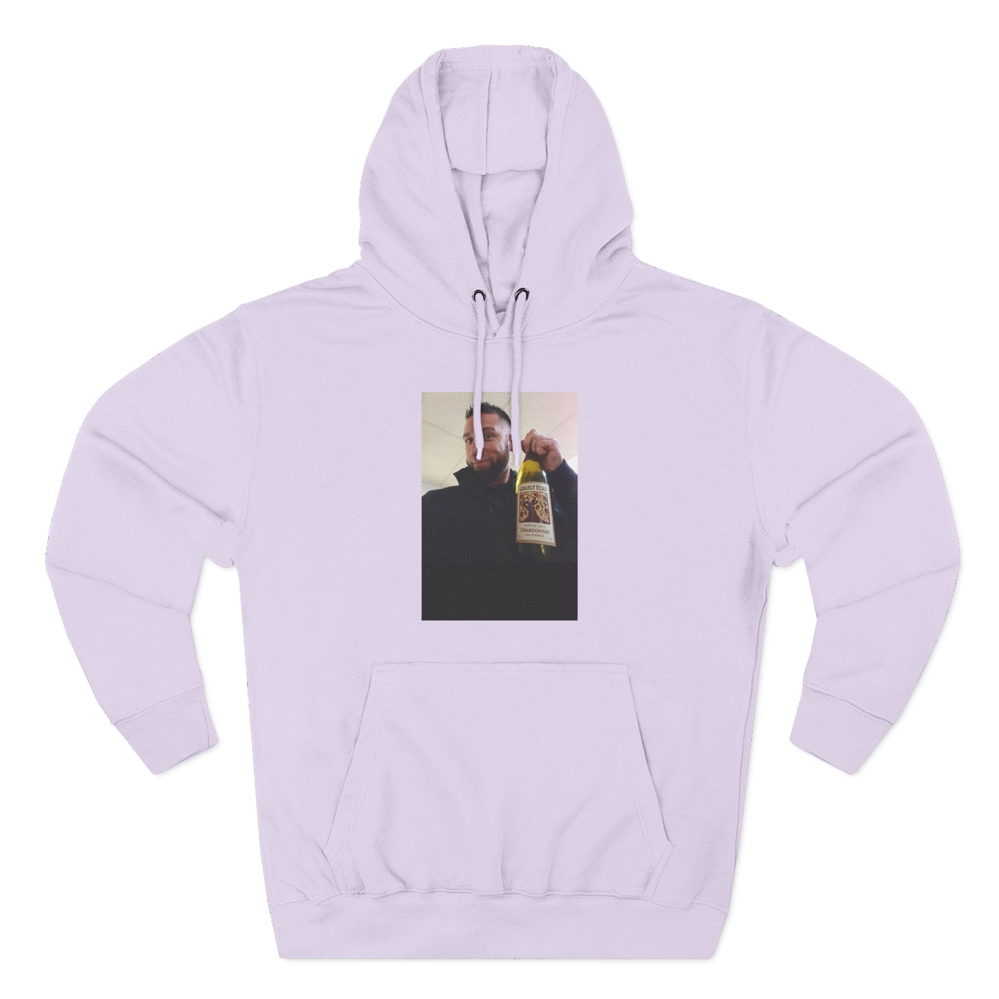 Shaun Says!      Three-Panel Fleece Hoodie – Vintage Photo Collage Printed Hoodie