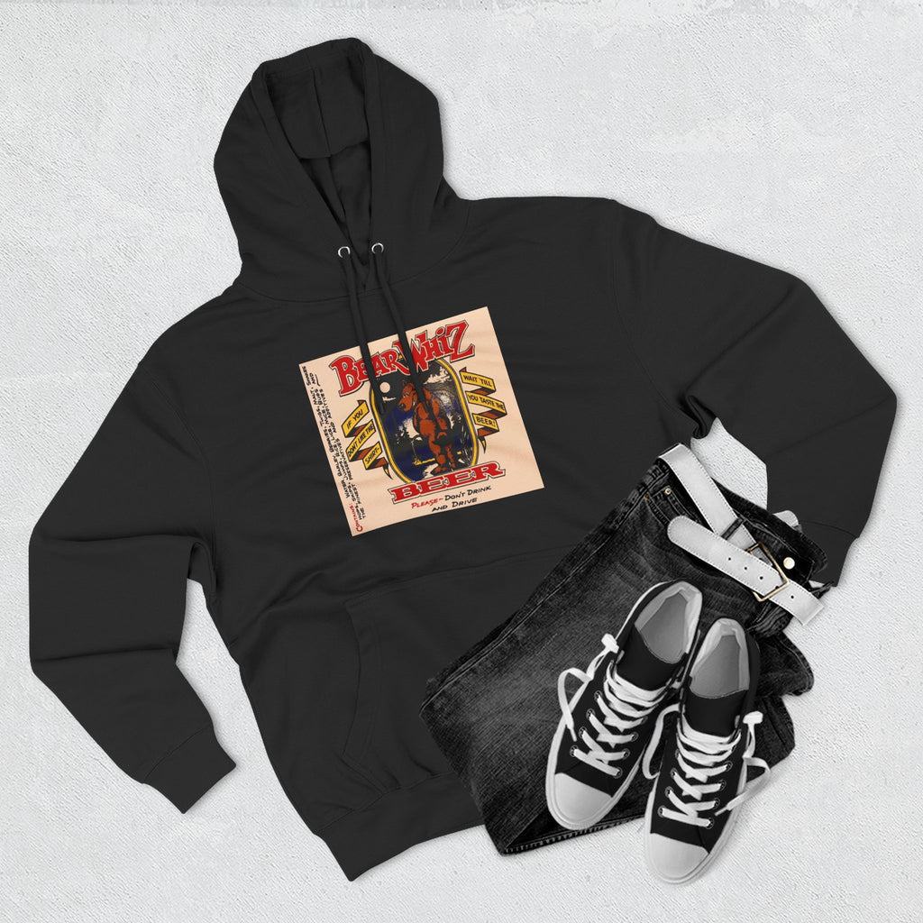 Bear Whiz Beer Original Brew Hoodie - "Bluegrass Revival" Music Poster Design
