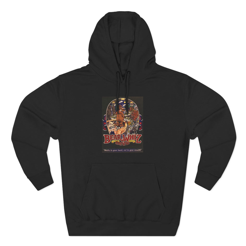 Bear Whiz Beer 3 Hoodie — 'Burning Jazz' Retro Concert Poster Fleece Hoodie