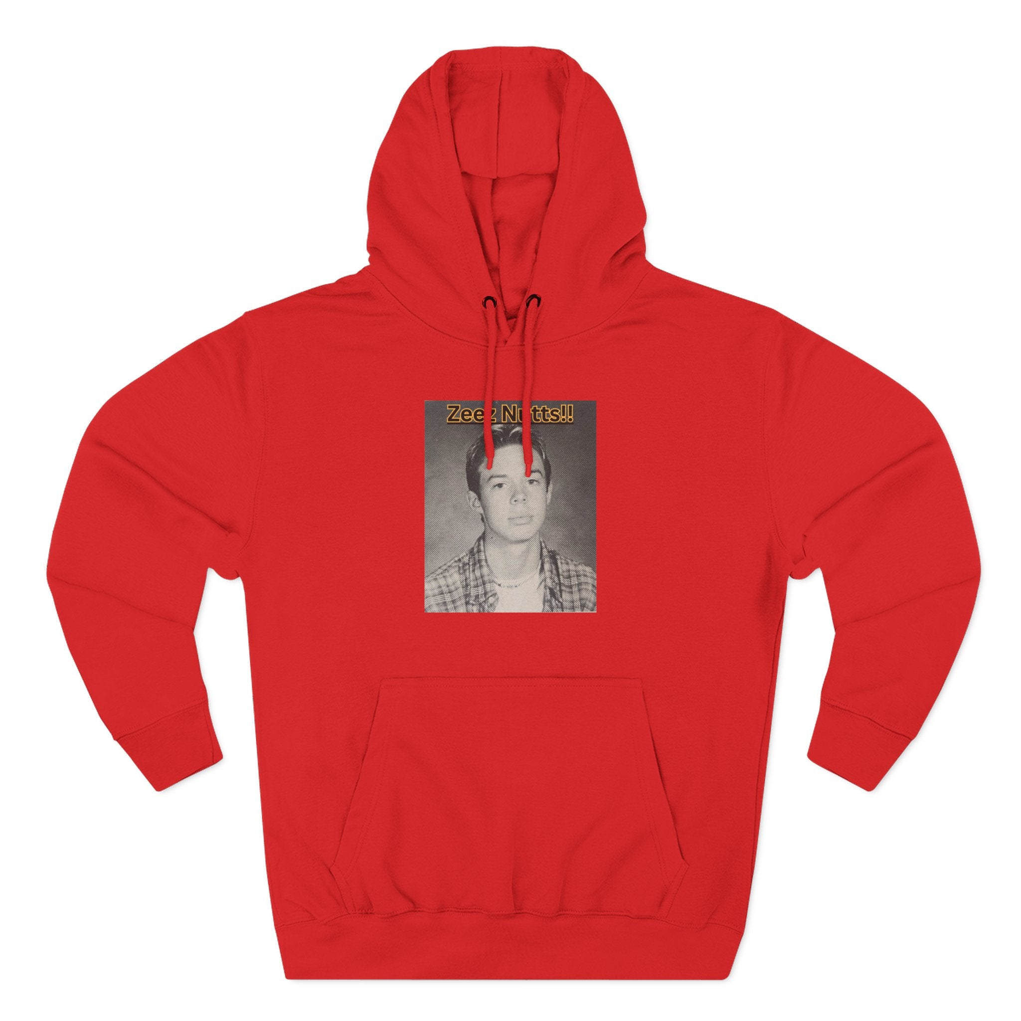 Zee'z Nutts!!   Vintage Portrait Hoodie — 'ZeeNutty' Photo Graphic Pullover