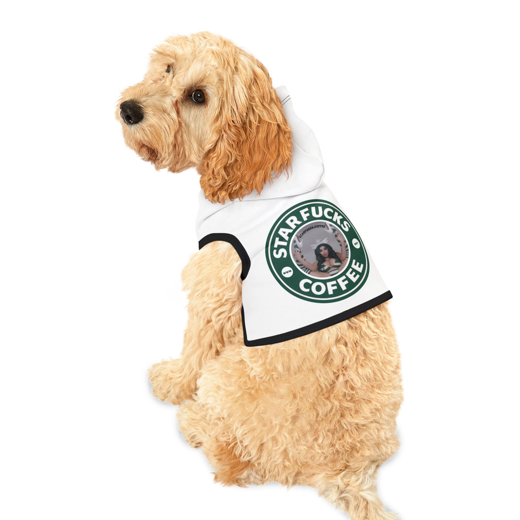 Pet Hoodie — Starfucks.Coffee Parody Logo Dog & Cat Hoodie