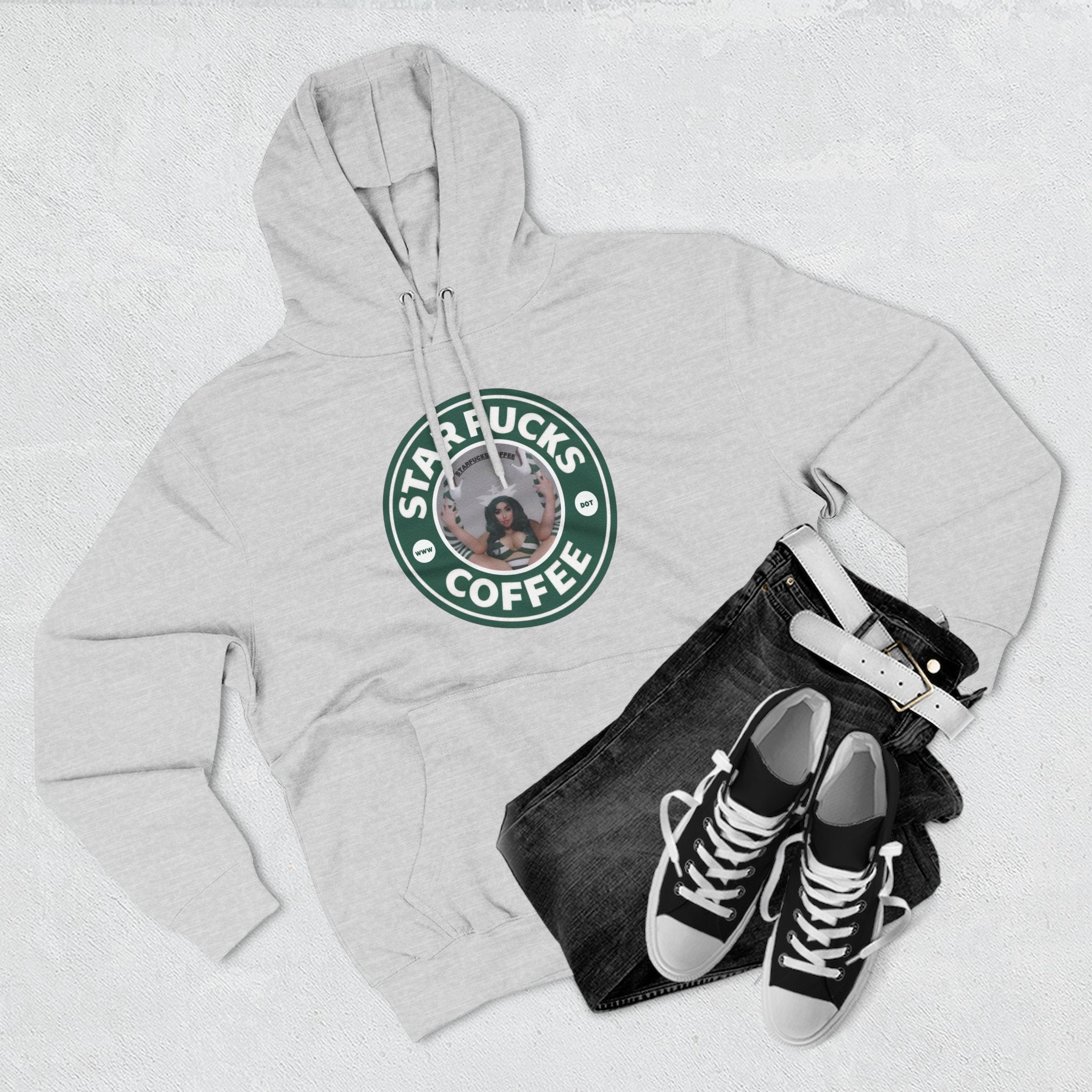 Starfucks.Coffee Logo Pullover - Coffee Hoodie