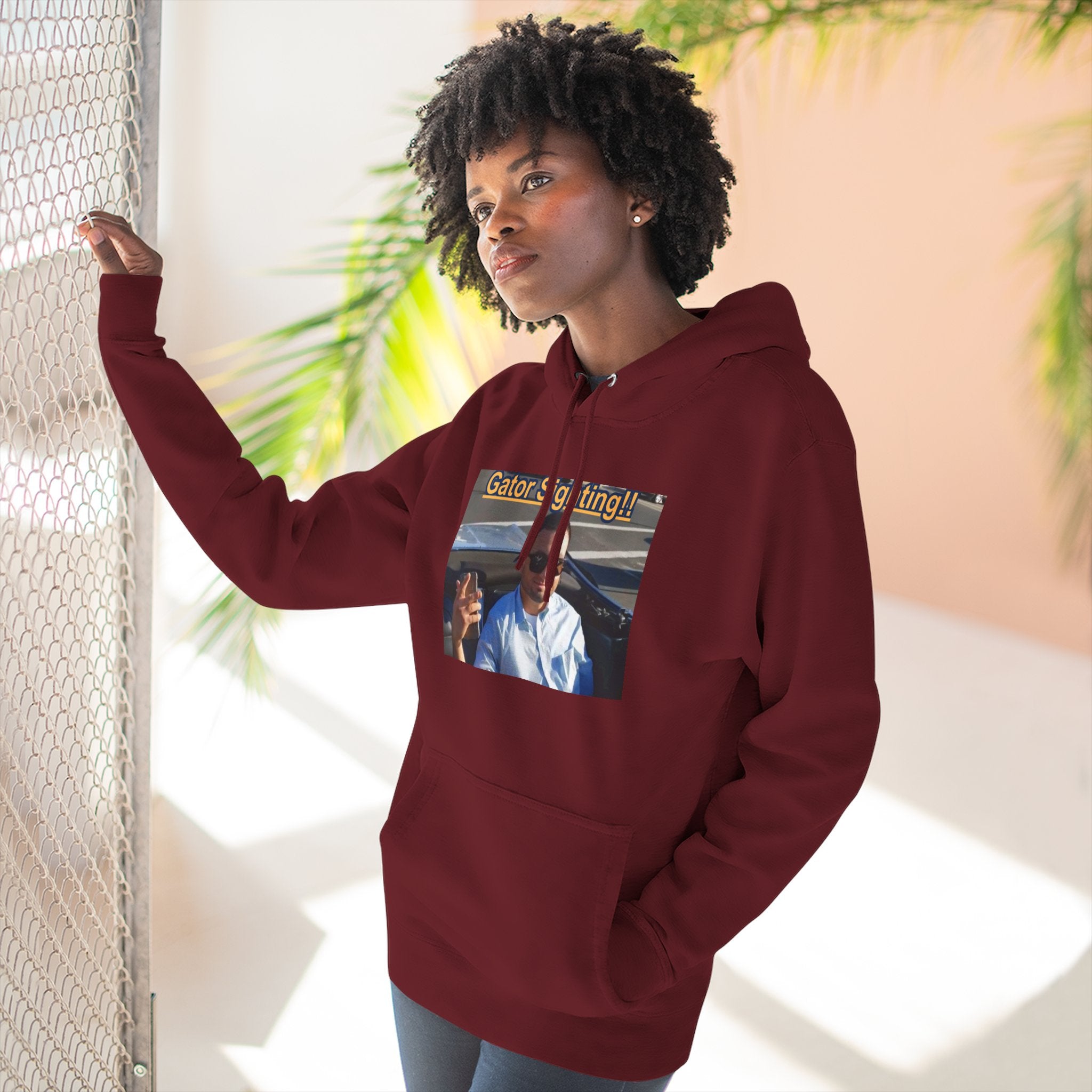 Gator Sighting Hoodie — Viral Meme Hood Pullover