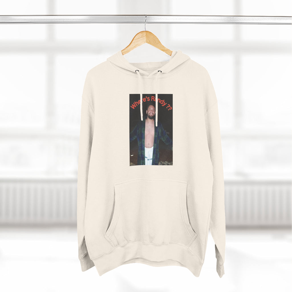 Where's Randy!!!????  Graphic Hoodie — Raised Arms Photo Print Hoodie (Three-Panel Fleece)