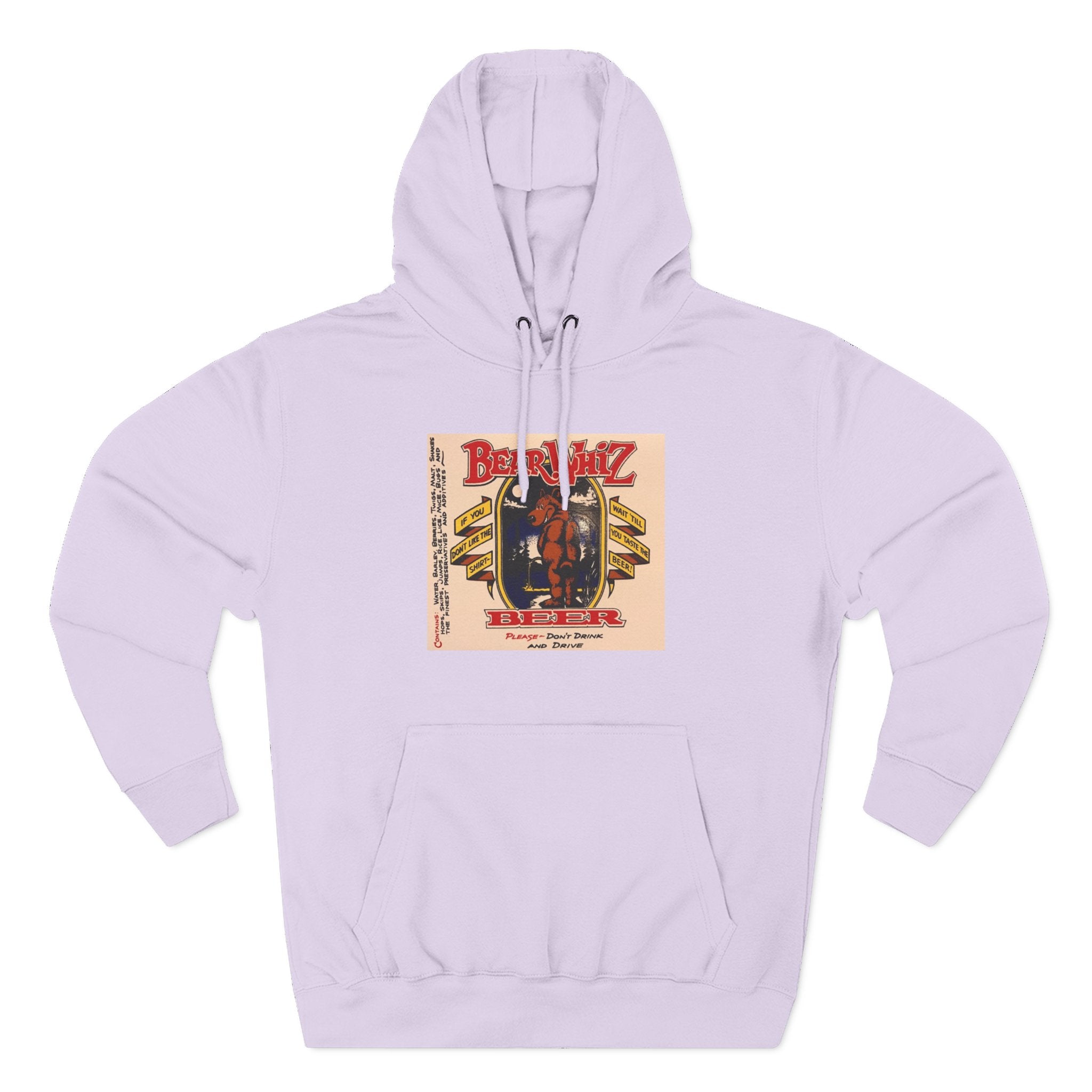 Bear Whiz Beer Original Brew Hoodie - "Bluegrass Revival" Music Poster Design
