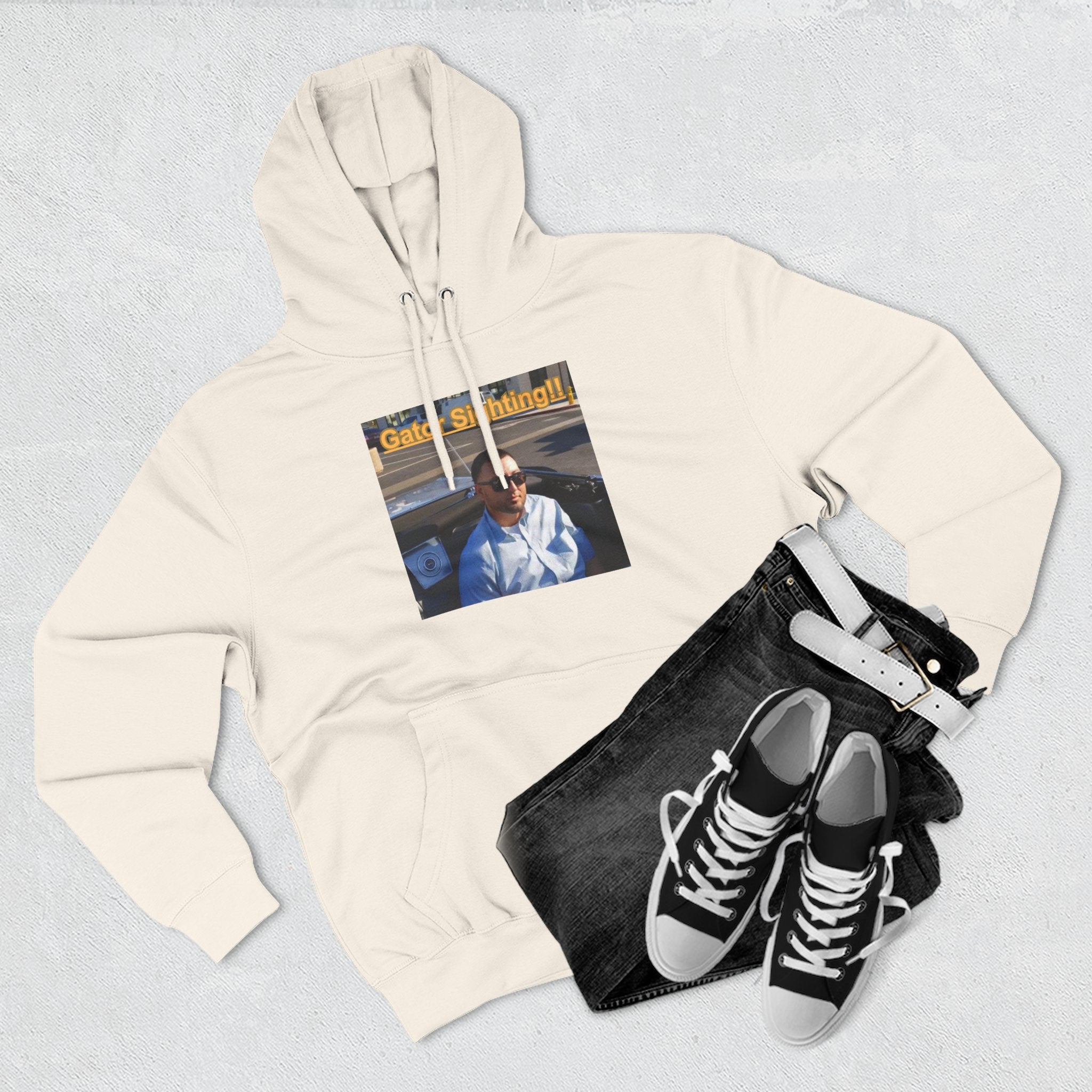 GATOR Sighting  Hoodie — "Gator Sightings!!" Graphic Fleece Pullover