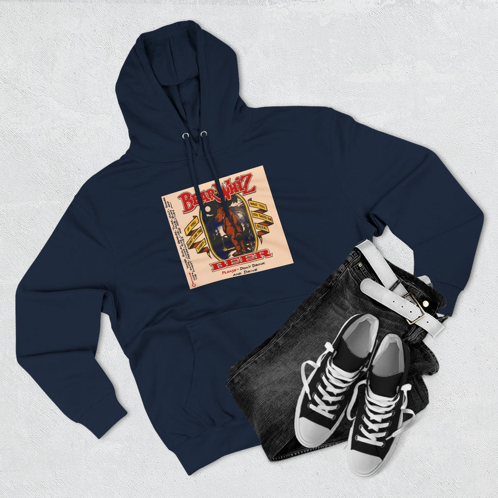 Bear Whiz Beer Original Brew Hoodie - "Bluegrass Revival" Music Poster Design
