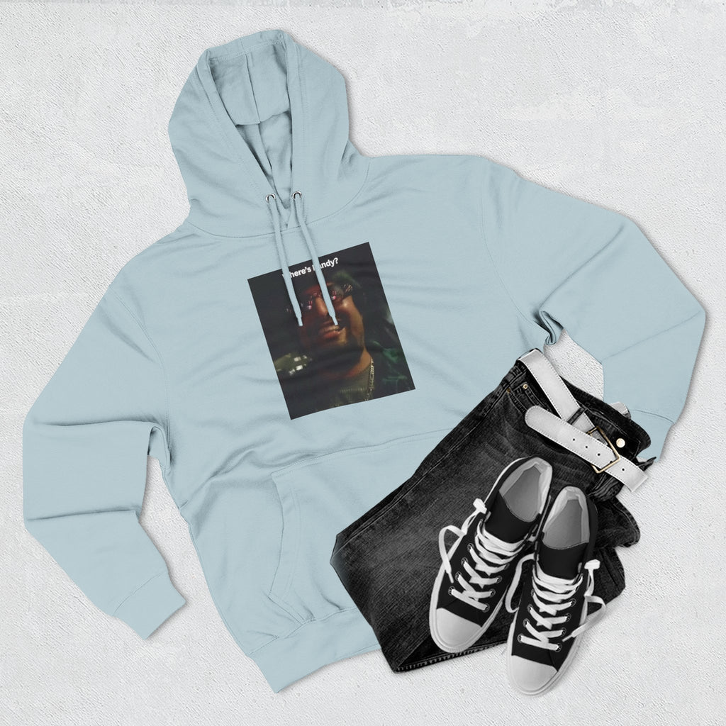 Wheres Randy Vintage Hoodie — Retro Mood Graphic Pullover