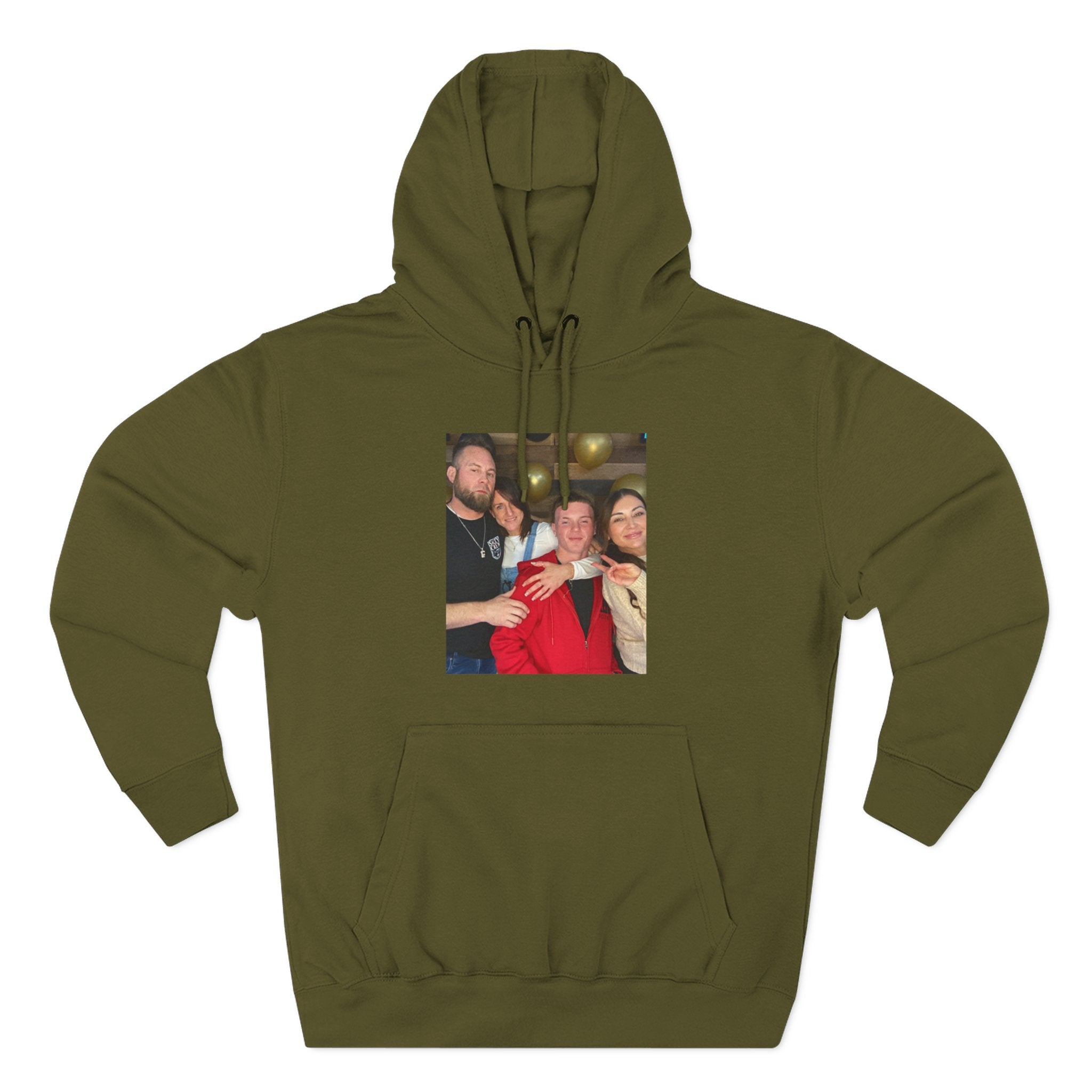 Family!!     Photo Collage Fleece Hoodie - Custom Group Portrait Pullover