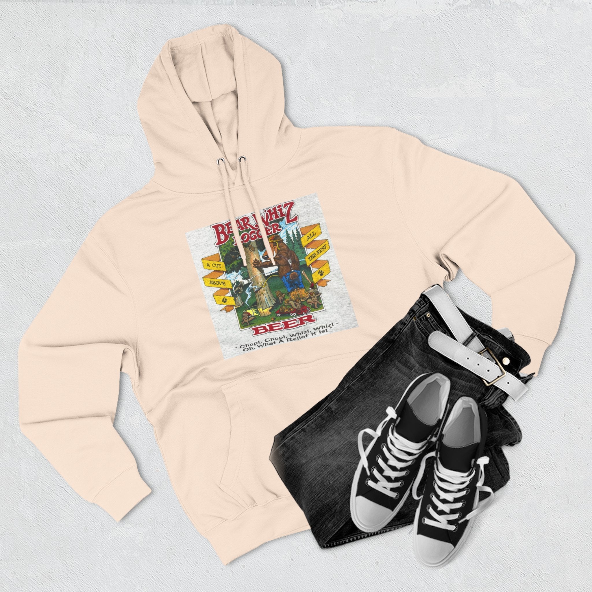 Bear Whiz Beer vintage  Hoodie