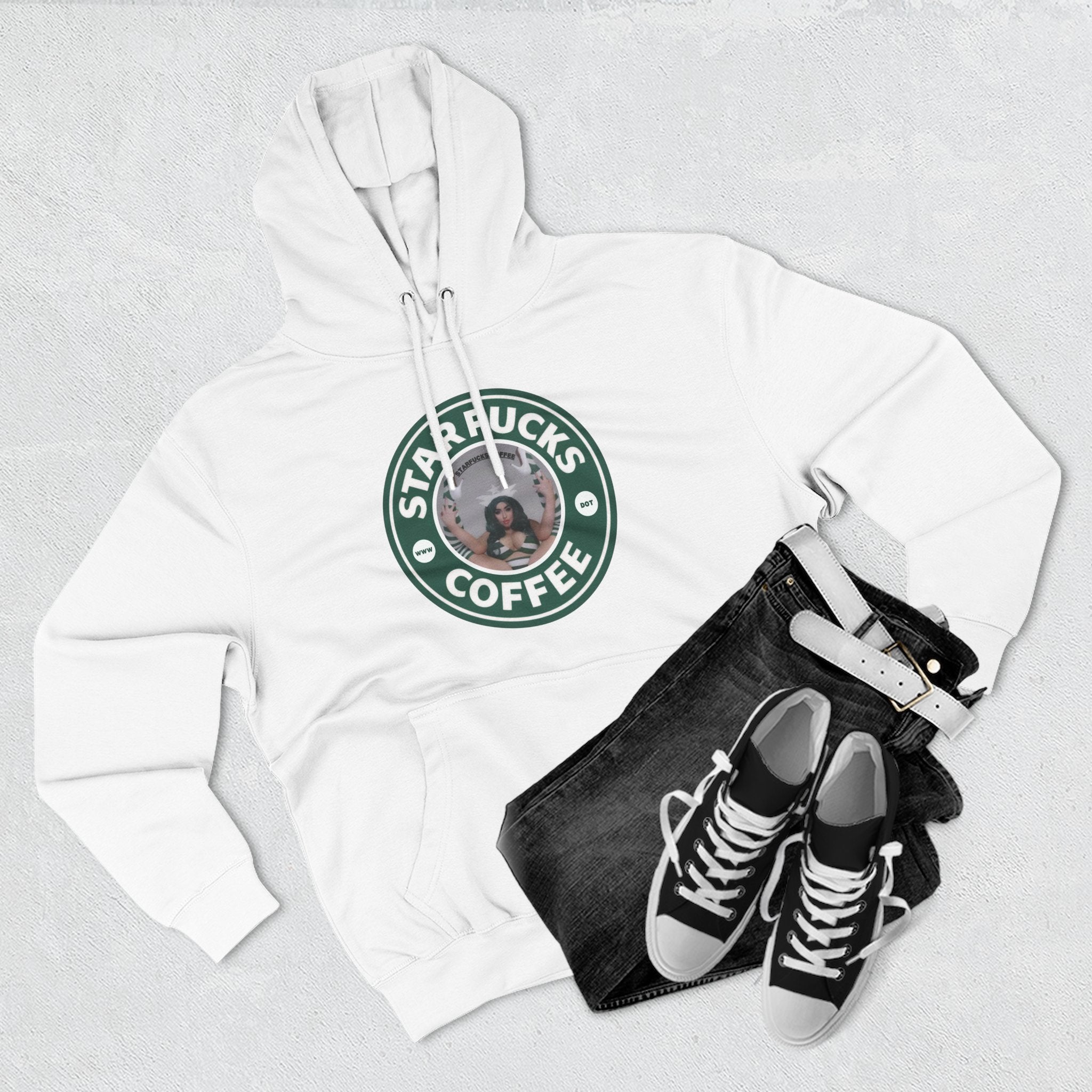 Starfucks.Coffee Logo Pullover - Coffee Hoodie
