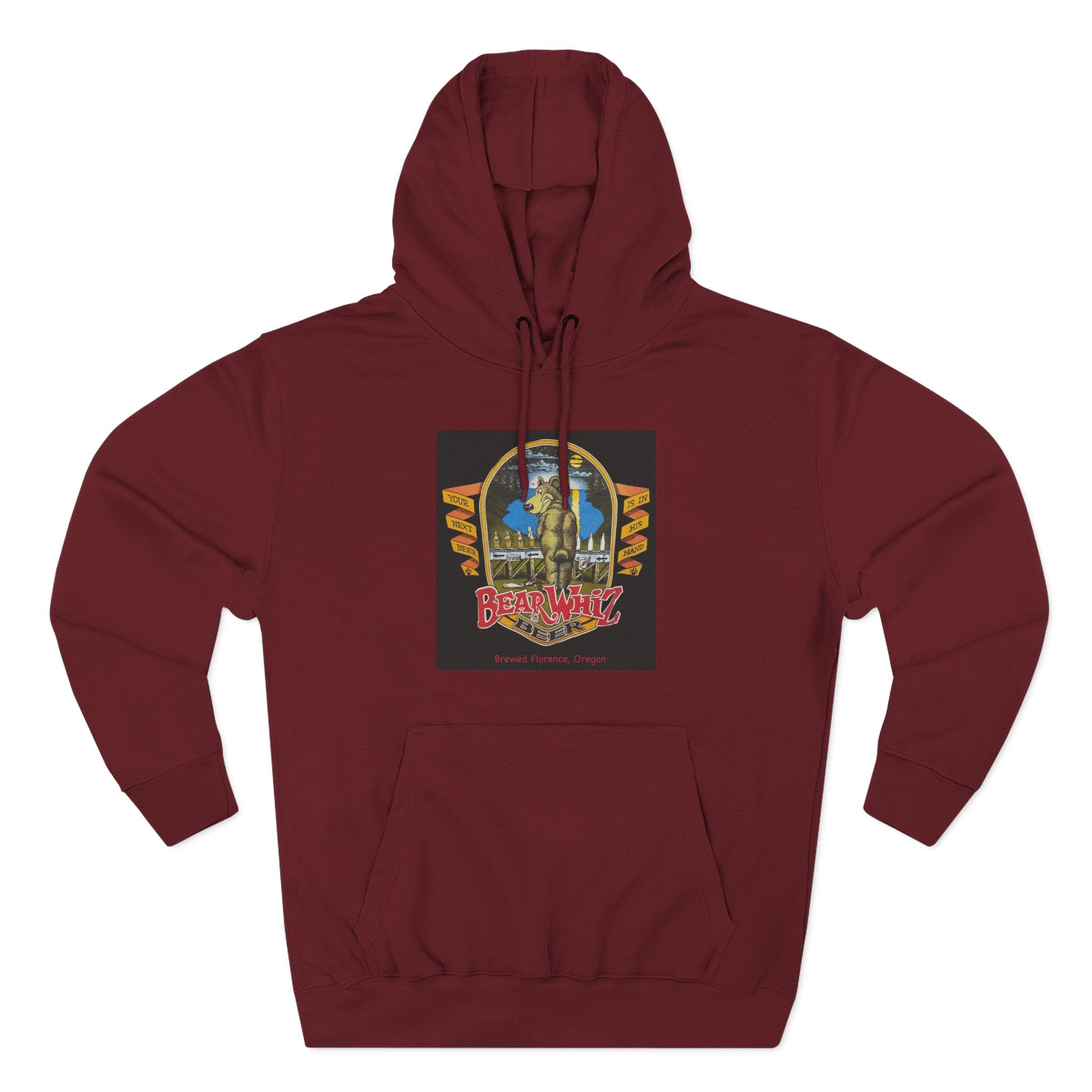 Bear Whiz Beer Original Hoodie — 'Beach Vibes' Graphic Pullover