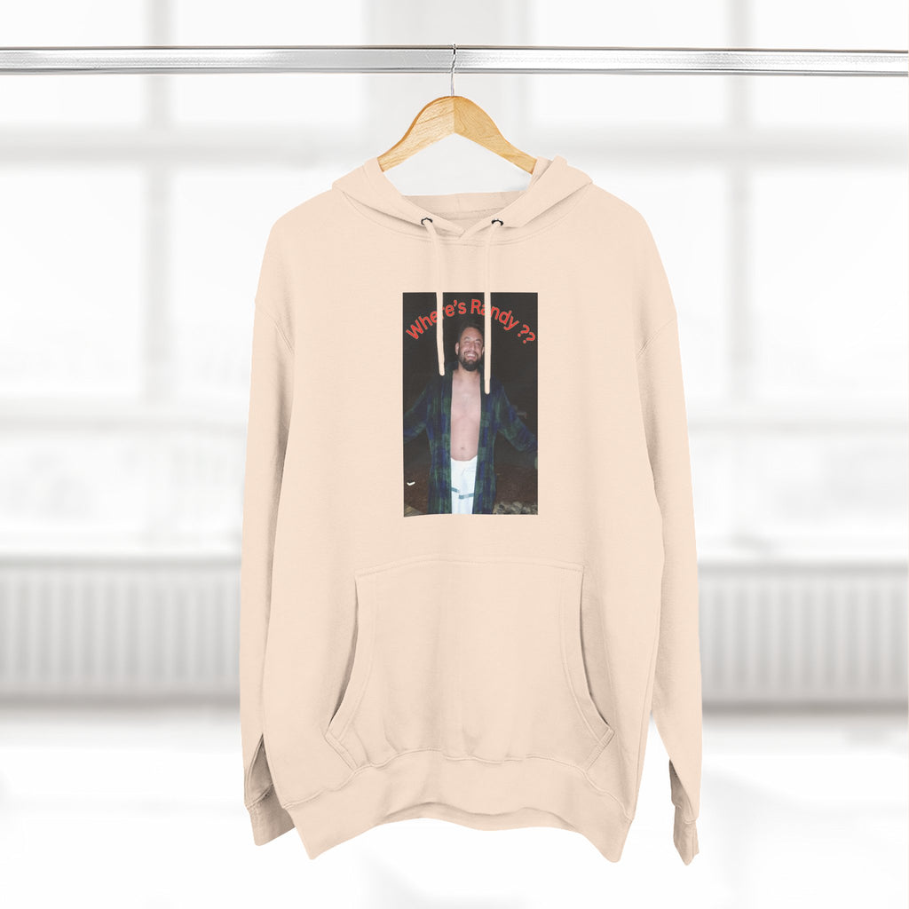 Where's Randy!!!????  Graphic Hoodie — Raised Arms Photo Print Hoodie (Three-Panel Fleece)