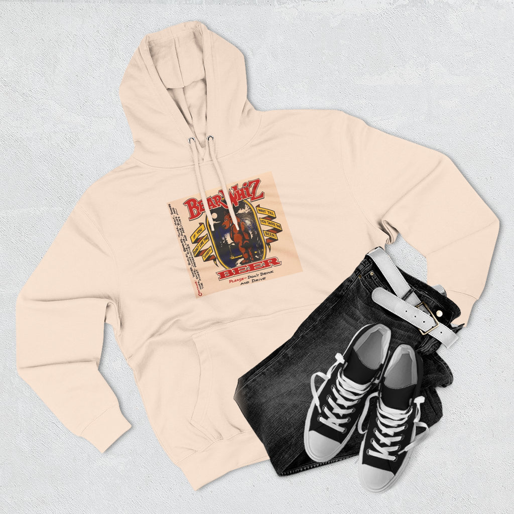 Bear Whiz Beer Original Brew Hoodie - "Bluegrass Revival" Music Poster Design