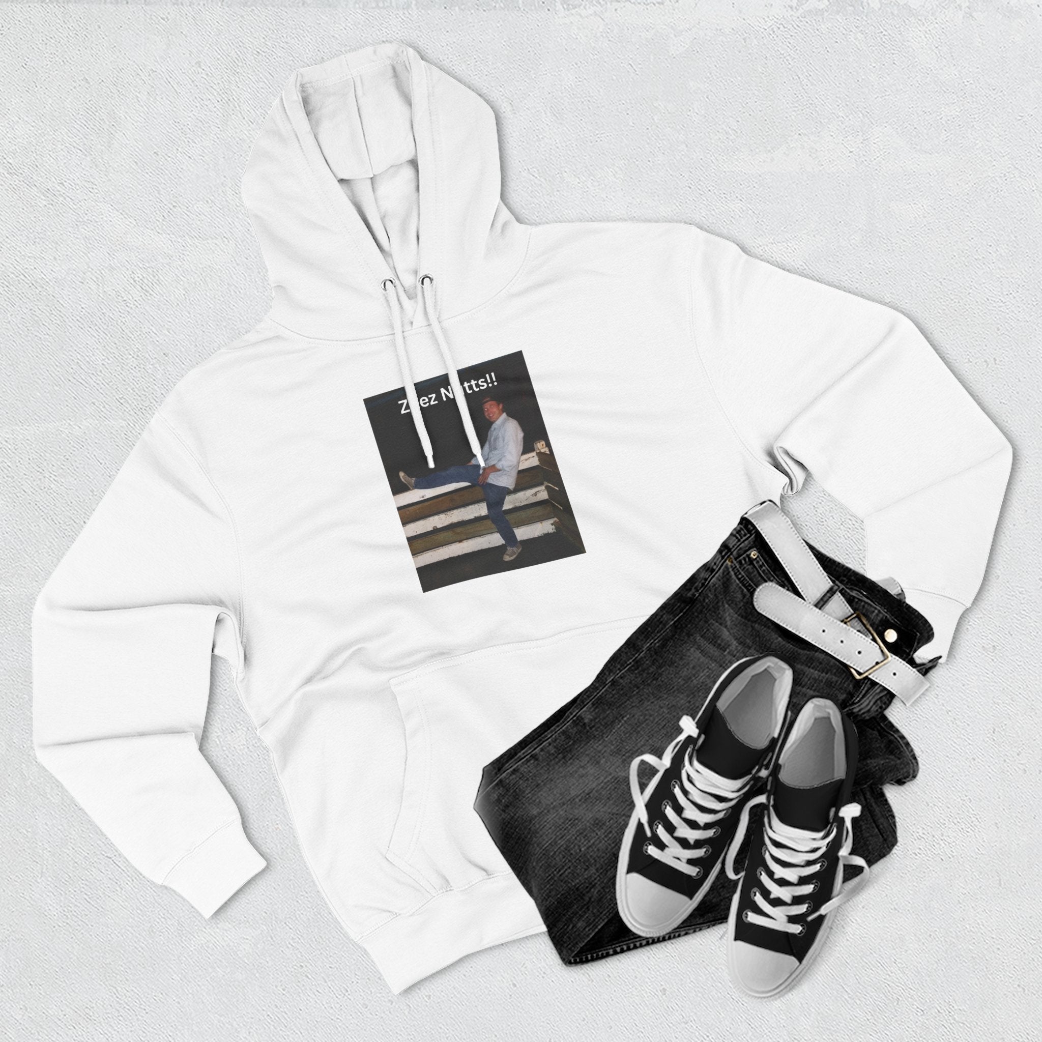Zee'z Nutt's Moments Hoodie — Live Nutt Action Graphic Pullover