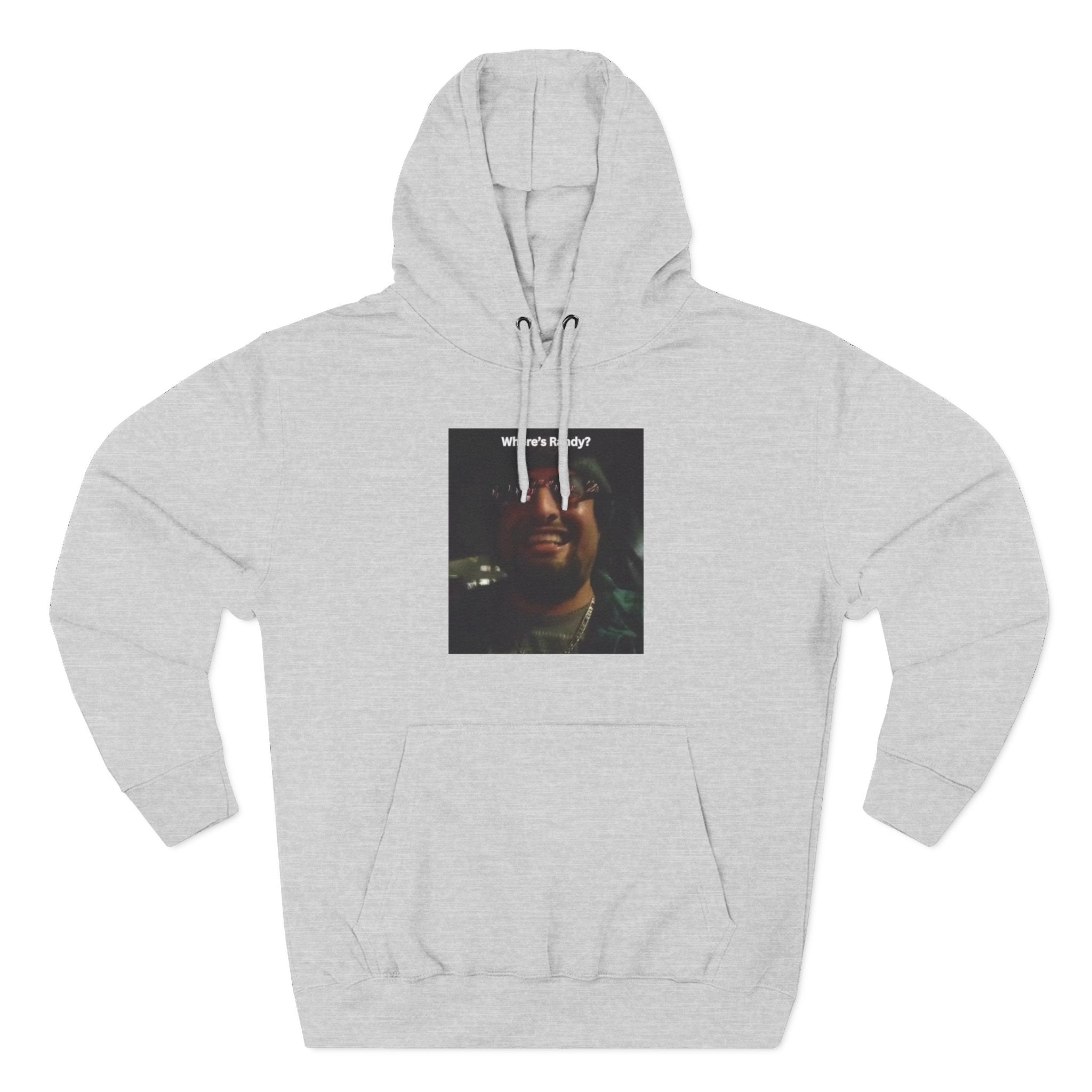 Wheres Randy Vintage Hoodie — Retro Mood Graphic Pullover