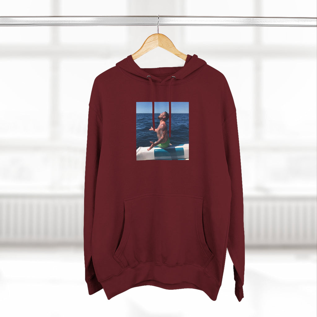 Fishy Out Of Water Hoodie — Ocean Boat Summer Vibes Fleece Pullover