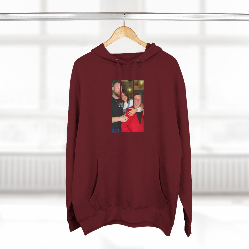 Bloods...  -Panel Hoodie — RR Royalty   Three-Panel Fleece Pullover