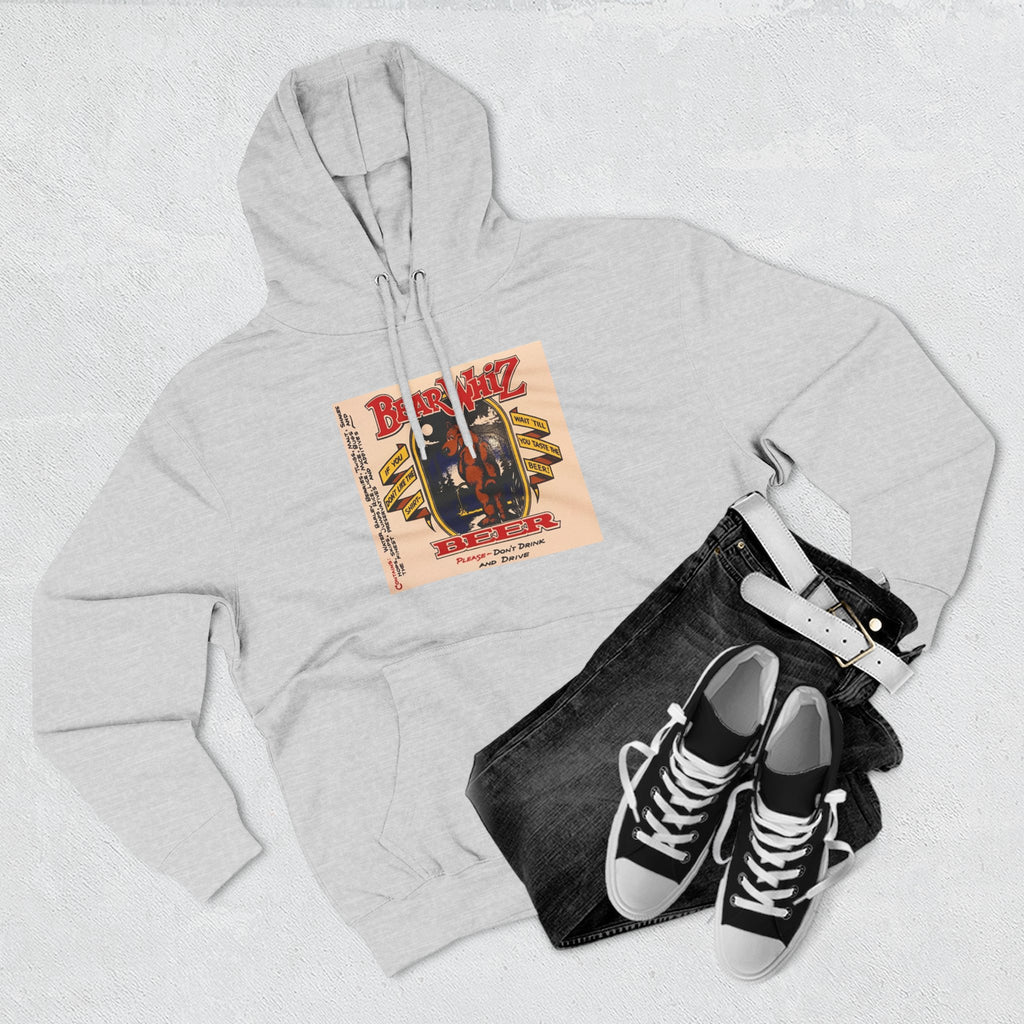Bear Whiz Beer Original Brew Hoodie - "Bluegrass Revival" Music Poster Design