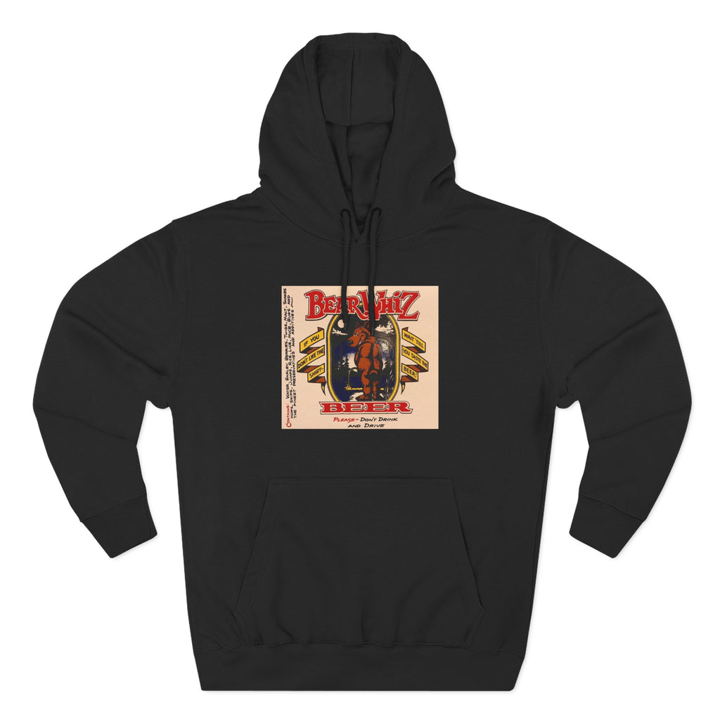 Bear Whiz Beer Original Brew Hoodie - "Bluegrass Revival" Music Poster Design